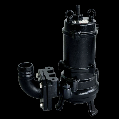 污水污物潛水電泵由電機與泵兩部分組成，兩者通過油室及機械密封組件隔開，分固定式自動耦合安裝和移動安裝。