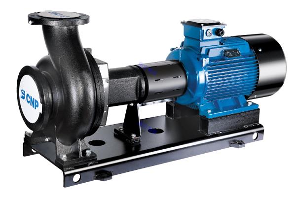 非自吸單級(jí)臥式端吸離心泵，軸向入口和徑向出口，采用后拉式結(jié)構(gòu)，維修無(wú)須拆除泵體及管路。